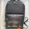 Mochila LV Discovery Couro -Preto