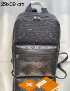 Mochila LV Discovery Couro -Preto