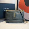  Bolsa YSL Niki G Granulada-Verde Musgo