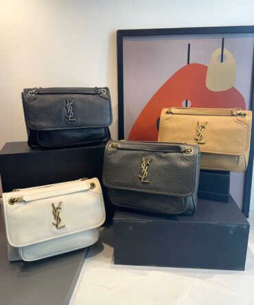 Bolsa YSL Niki G Granulada
