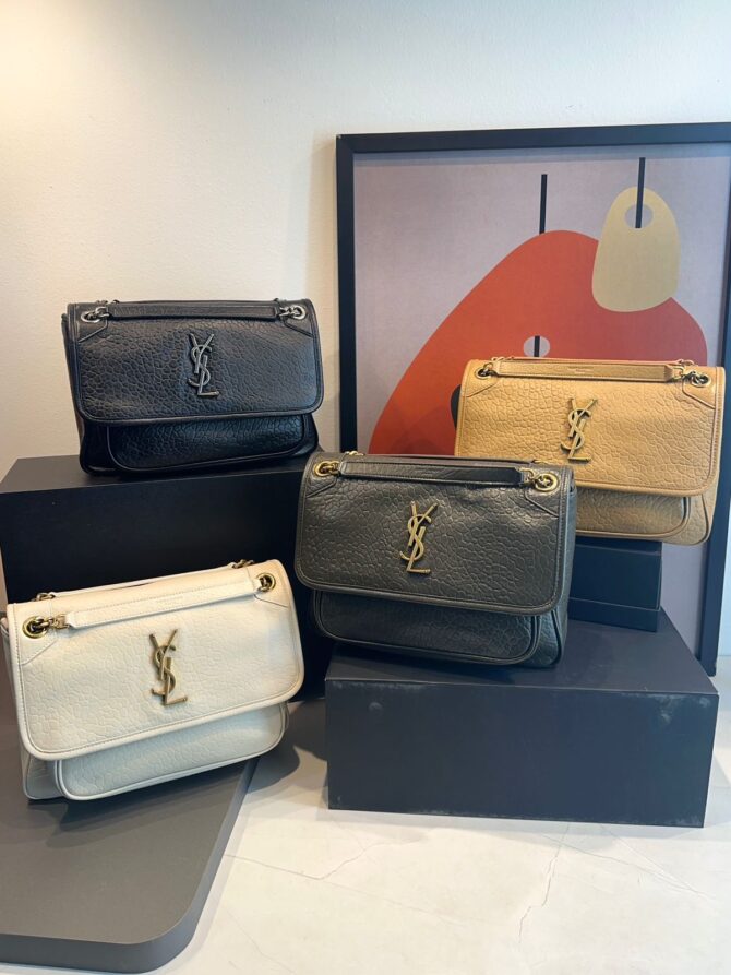 Bolsa YSL Niki G Granulada