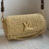 Bolsa LV Twist West Ráfia - Bege/Marrom