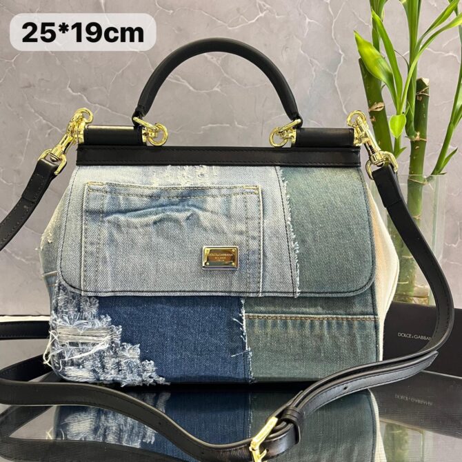 Bolsa Dolce Gabbana Tote Sicily Jeans