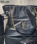 Bolsa YSL Jamie Pochon - Preto/Dourado