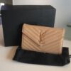 Bolsa YSL Envelope Brechó - Nude/Dourado