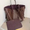 Bolsa LV Neverfull Inside Out MM Damier-Vinho