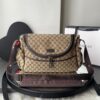 Bolsa Maternidade Gucci GG Canvas - Bege/Marrom