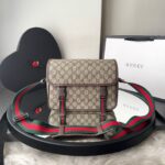 Bolsa Gucci Small Messenger - Bege/Marrom