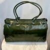 Bolsa Prada Tote Couro G-Verde Escuro