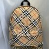 Mochila Burberry Check - Bege/Preta