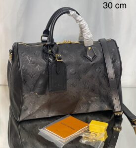 Bolsa LV Speedy Solft 30 Couro - Preto