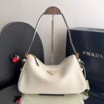 Bolsa Prada Aimée Camurça-Off white 