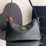 Bolsa Prada Aimée Camurça-Preto
