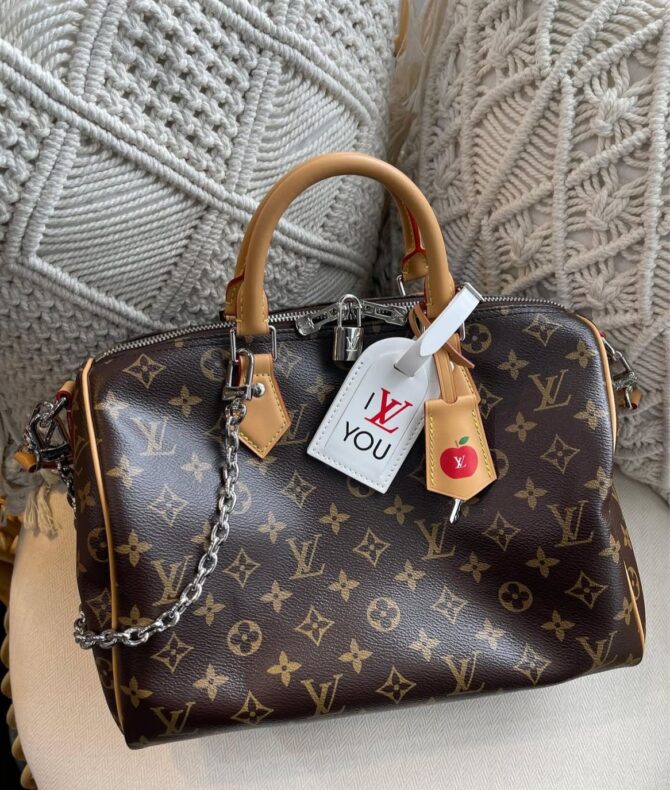 Bolsa LV Speedy Soft 30 Dark - Imagem 3