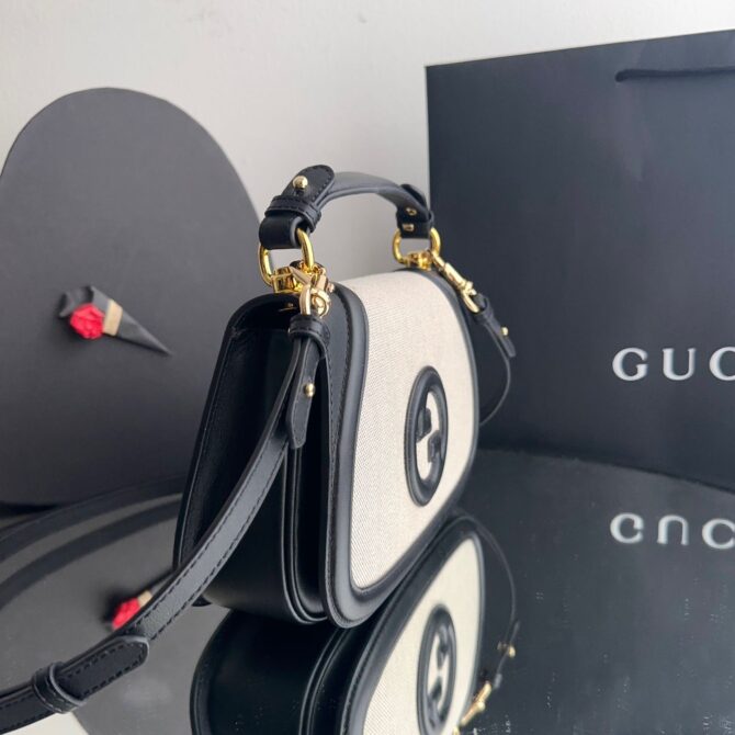 Bolsa Gucci Blondie Ráfia De Alça Média - Image 3