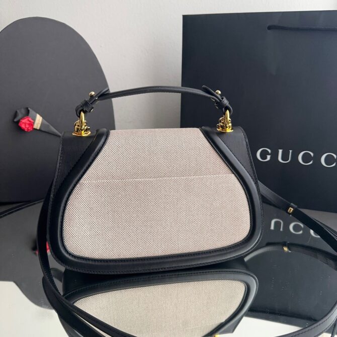 Bolsa Gucci Blondie Ráfia De Alça Média - Image 4