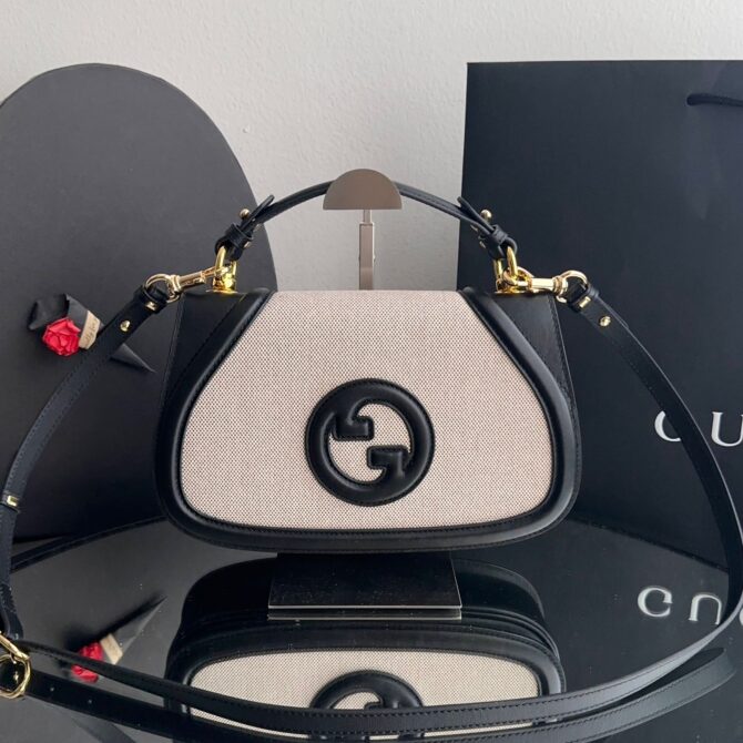 Bolsa Gucci Blondie Ráfia De Alça Média