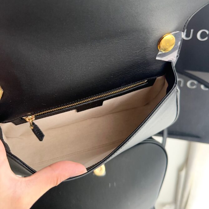 Bolsa Gucci Blondie Ráfia De Alça Média - Image 8