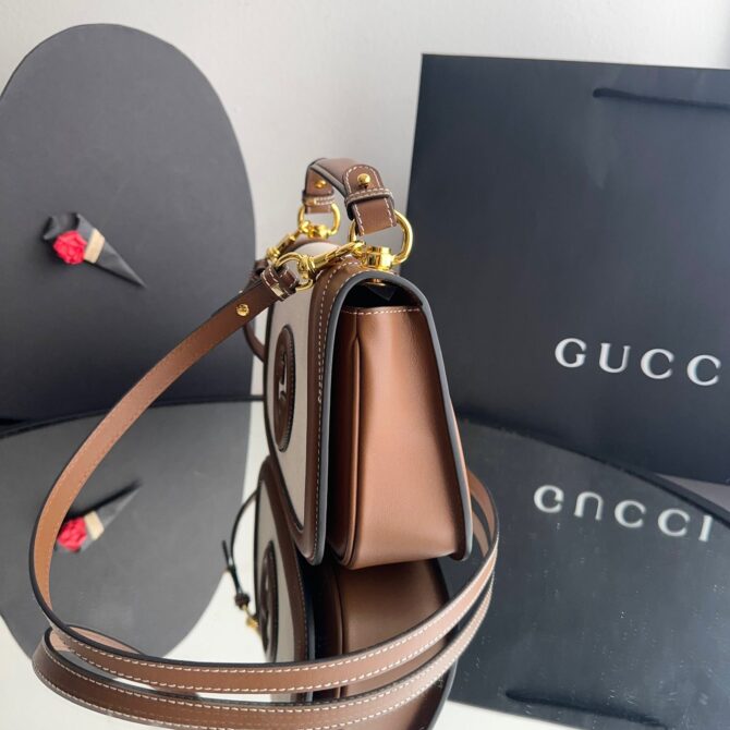 Bolsa Gucci Blondie Ráfia De Alça Média - Image 13