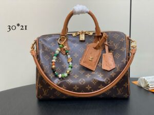Bolsa LV Speedy Solft 30 Boho - Marrom
