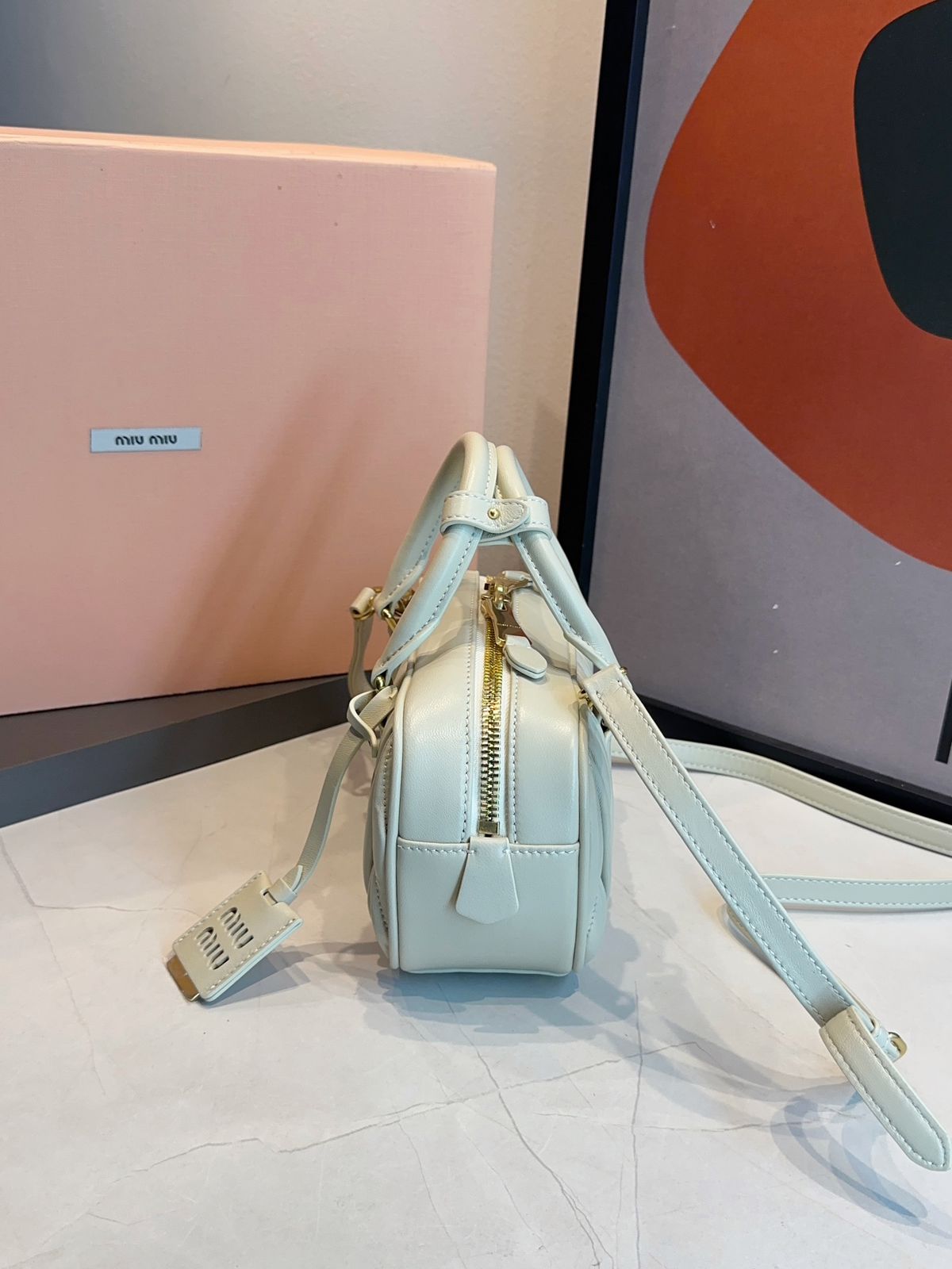Bolsa Miu Miu Acardie Matelassê Media - Imagem 31