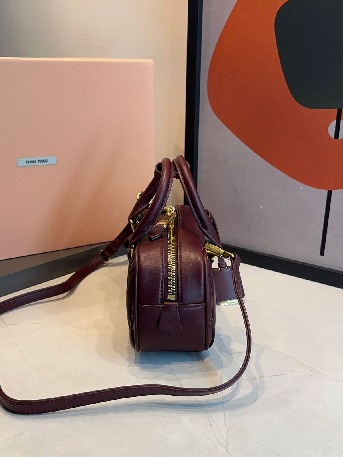 Bolsa Miu Miu Acardie Matelassê Media - Imagem 14