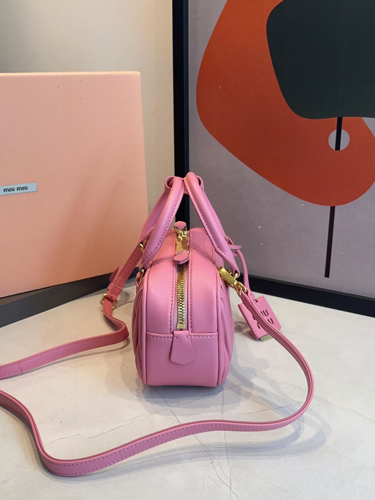 Bolsa Miu Miu Acardie Matelassê Media - Imagem 20