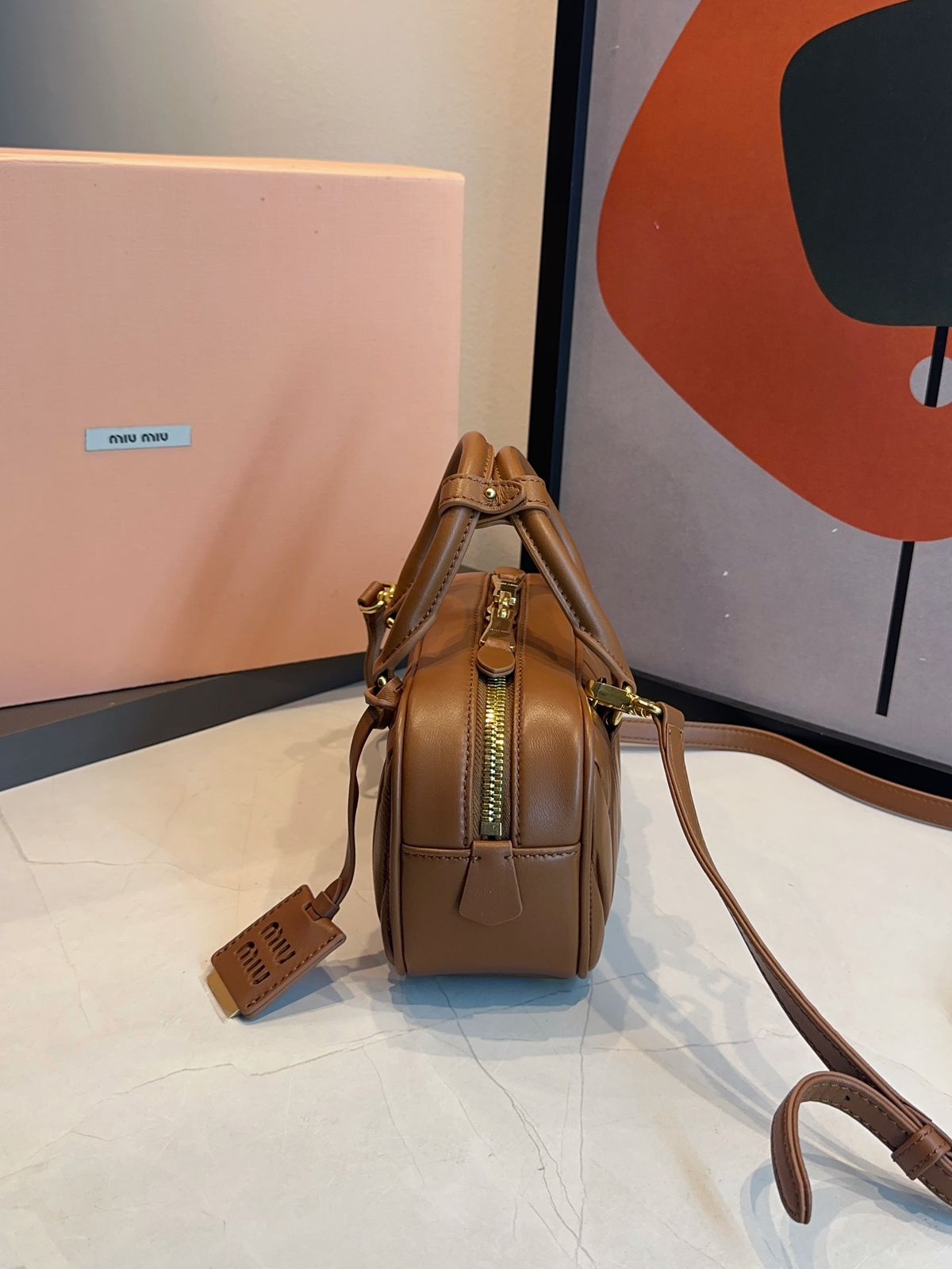 Bolsa Miu Miu Acardie Matelassê Media - Imagem 38