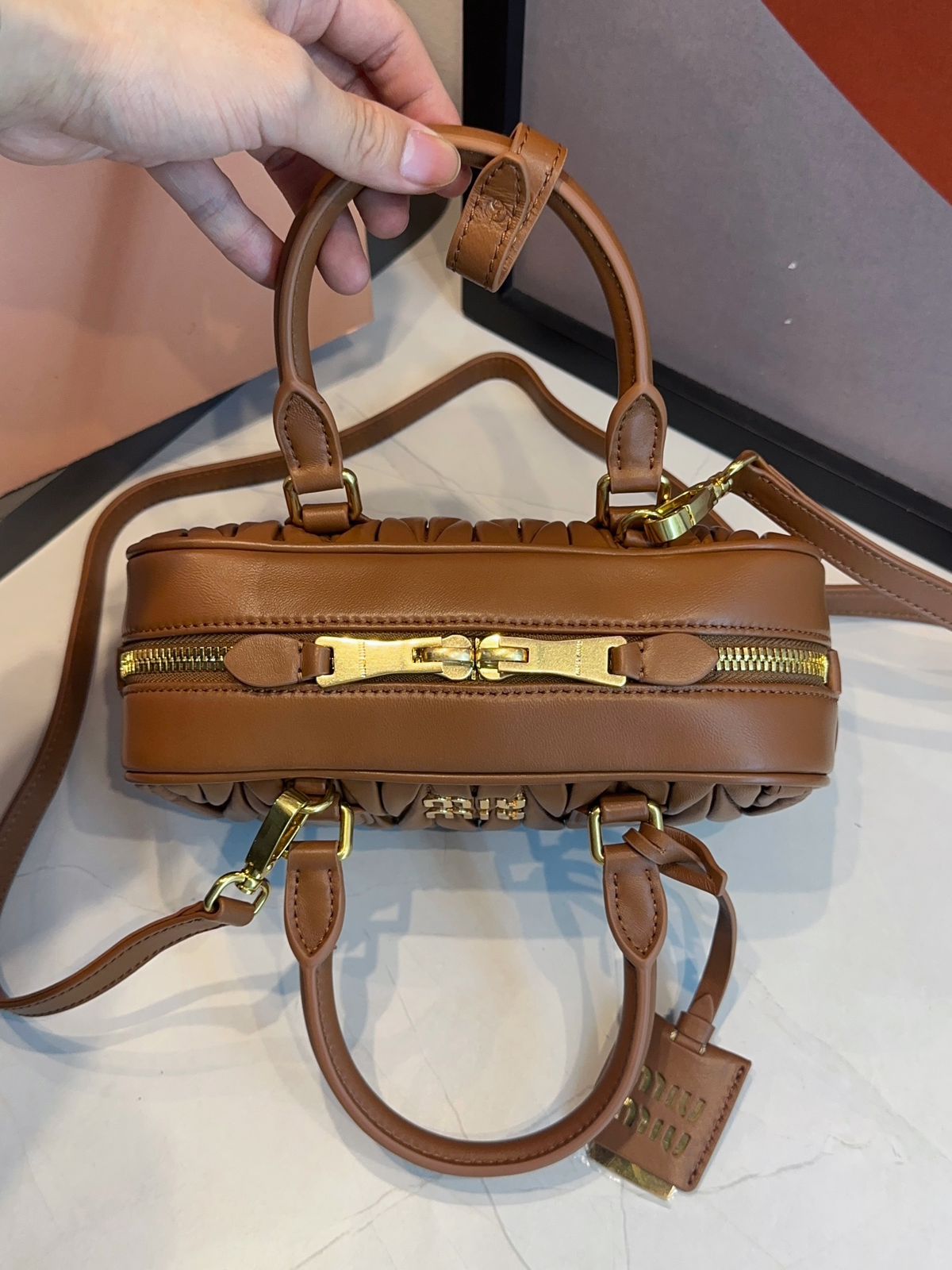 Bolsa Miu Miu Acardie Matelassê Media - Imagem 41