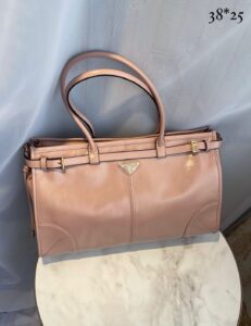Bolsa Prada Grande em Couro GM - Rosa
