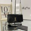 Bolsa YSL Porta Celular Crocodilo - Preto