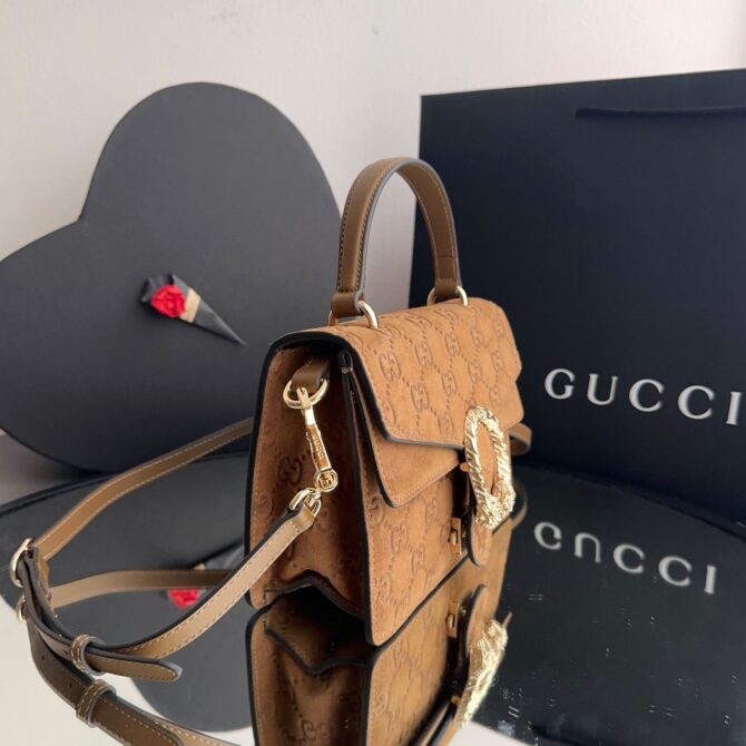 Bolsa Gucci Dionysus Mini em Camurça - Image 9