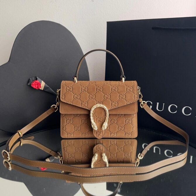 Bolsa Gucci Dionysus Mini em Camurça