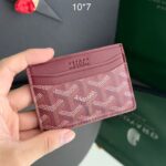 Porta Cartão Goyard Slim - Vinho