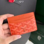 Porta Cartão Goyard Slim - Laranja