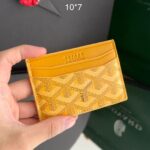 Porta Cartão Goyard Slim - Amarelo