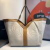 Bolsa YSL Tote Y-Caramelo/Bege