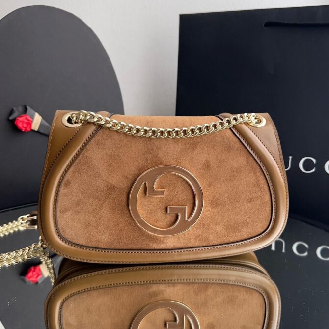 Bolsa Gucci Blondie Camurça Medio - Image 11