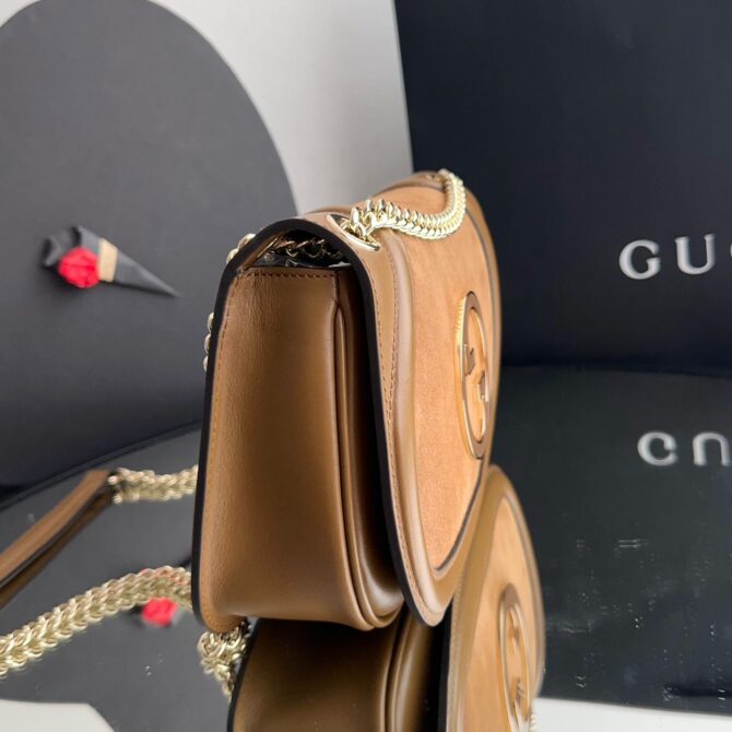 Bolsa Gucci Blondie Camurça Medio - Image 12