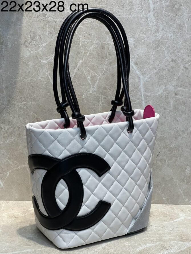 Bolsa Chanel Cambon Bicolor