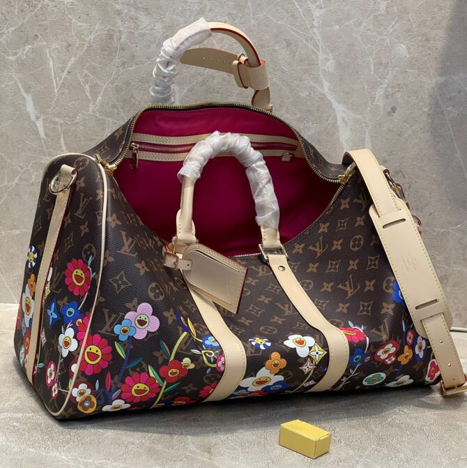 Mala LV x TM Baú Keepall Monogram - Image 2