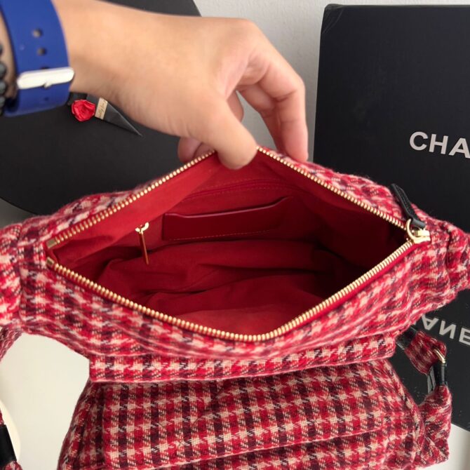 Bolsa Chanel Hobo Tweed - Image 9