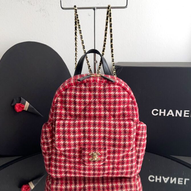 Mochila Chanel Tweed