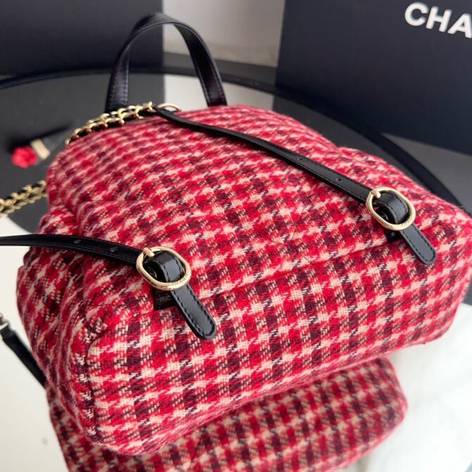 Mochila Chanel Tweed - Image 9