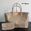 Bolsa Goyard ST Louis Dupla Face M - Salmão