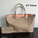 Bolsa Goyard ST Louis Dupla Face G - Salmão