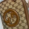 Bolsa Gucci Blondie Monogram - Bege/Marrom