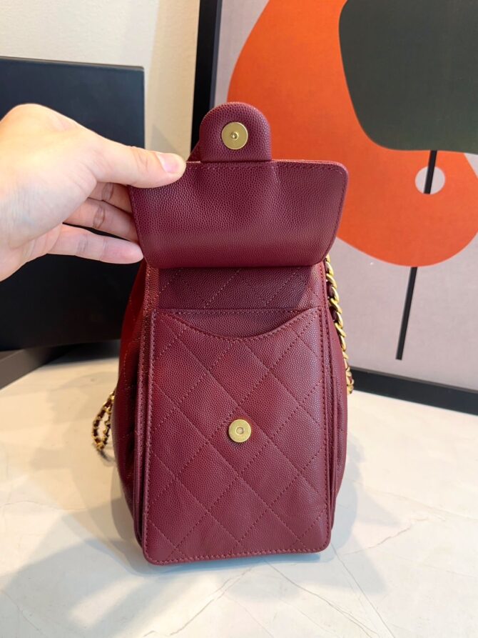 Bolsa Chanel 25 Pequena Couro - Imagem 36
