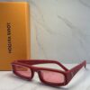 Óculos Solar LV Super Vision Low Square - Vermelho