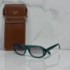 Óculos Solar Celine Oval com Assinatura - Verde